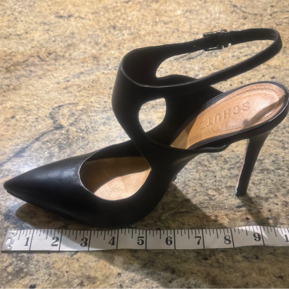 SCHUTZ Genuine Leather Stiletto Sling Back - Picture 9 of 10